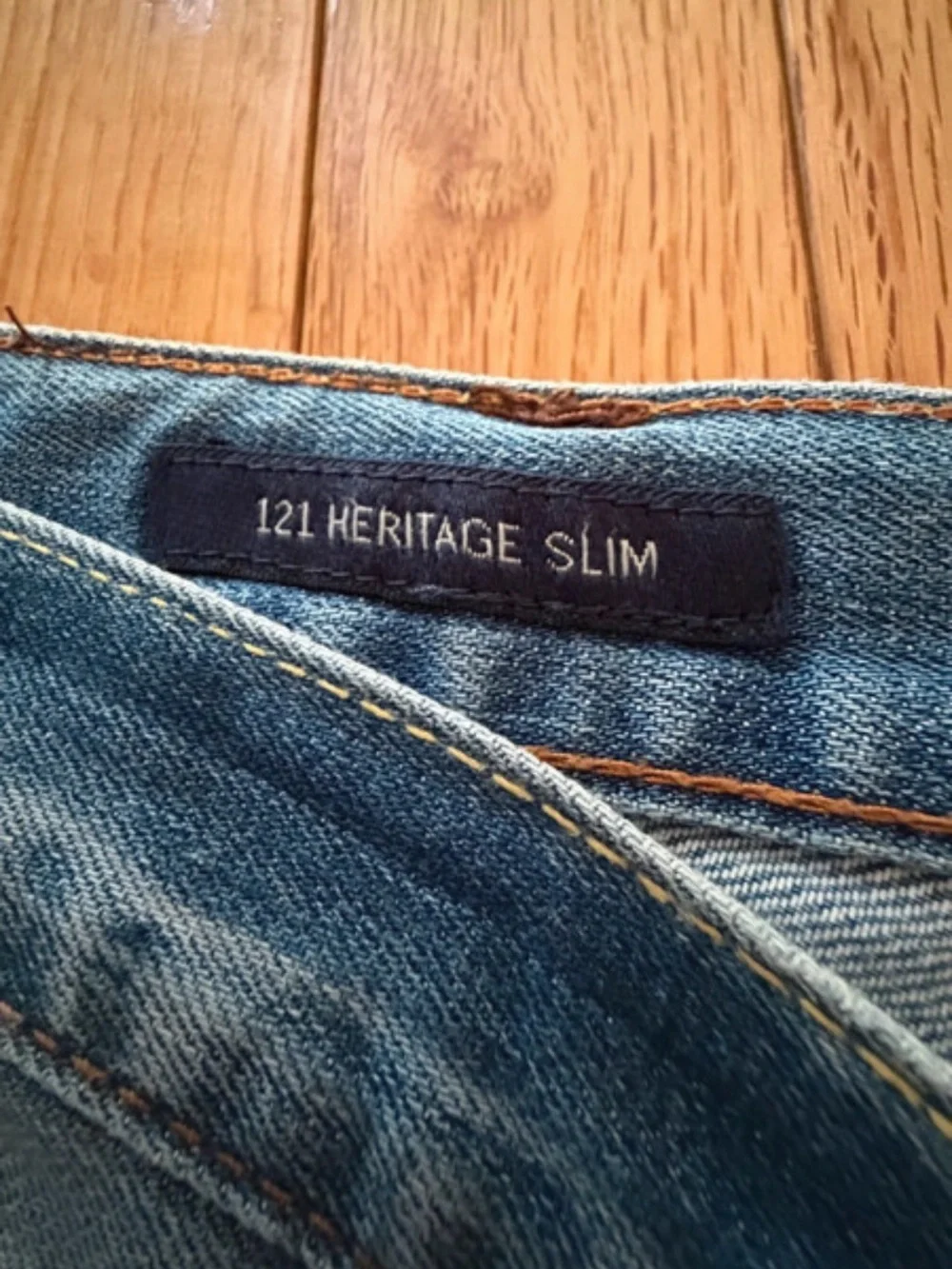 Lucky Brand Light Blue Straight Leg Distressed Jeans